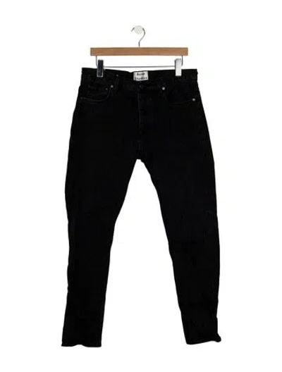 Pre-owned Acne Studios High-rise Straight Leg Jeans In Blue