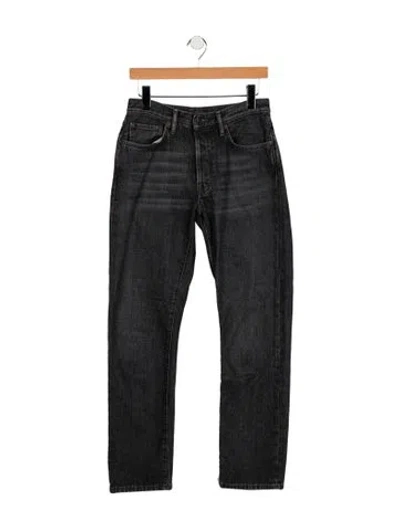 Pre-owned Acne Studios High-rise Straight Leg Jeans In Gray