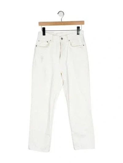 Pre-owned Acne Studios High-rise Straight Leg Jeans In Multi