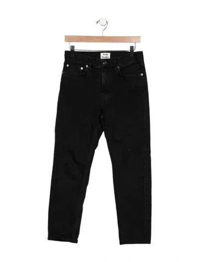 Pre-owned Acne Studios High-rise Straight Leg Jeans In Multi