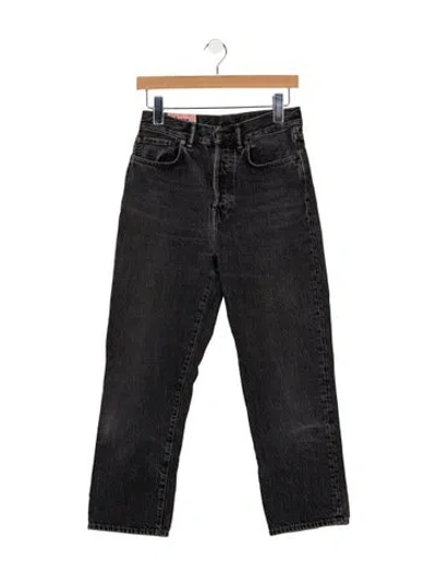 Pre-owned Acne Studios High-rise Straight Leg Jeans In Multicolor
