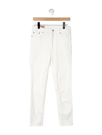 Pre-owned Acne Studios High-rise Straight Leg Jeans In Multicolor