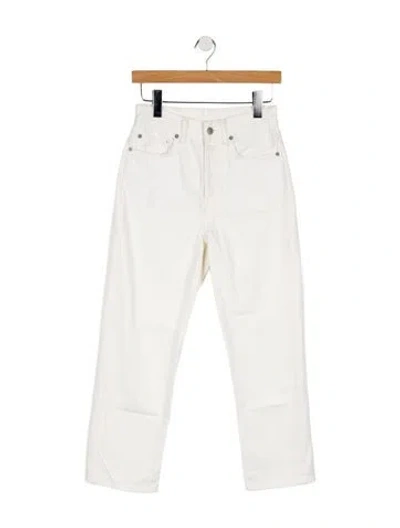 Pre-owned Acne Studios High-rise Straight Leg Jeans In Neutral
