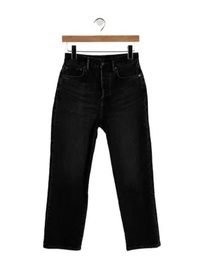 Pre-owned Acne Studios High-rise Straight Leg Jeans W/ Tags In Blue