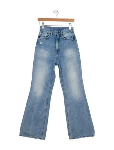Pre-owned Acne Studios High-rise Wide Leg Jeans In Blue