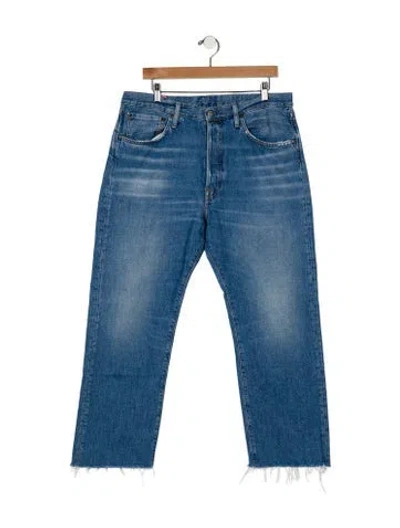 Pre-owned Acne Studios High-rise Wide Leg Jeans In Blue