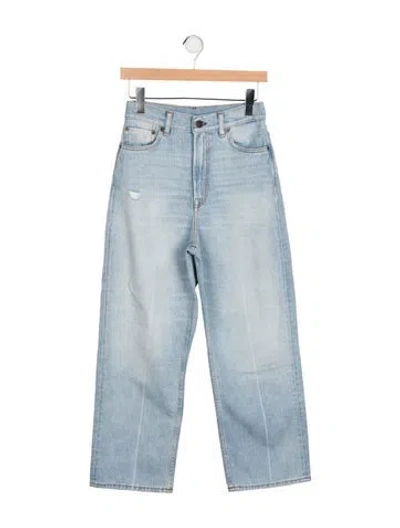 Pre-owned Acne Studios High-rise Wide Leg Jeans In Blue