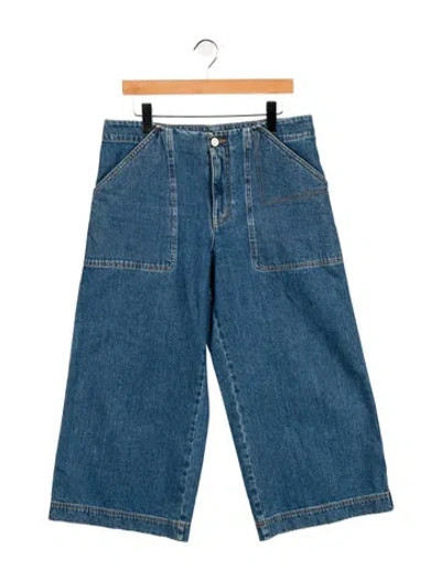 Pre-owned Acne Studios High-rise Wide Leg Jeans In Blue