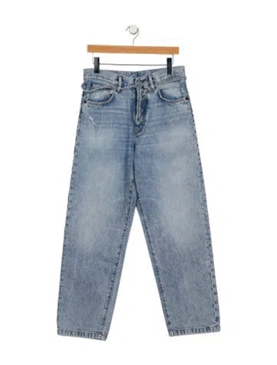Pre-owned Acne Studios High-rise Wide Leg Jeans In Blue