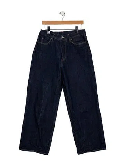 Pre-owned Acne Studios High-rise Wide Leg Jeans In Blue