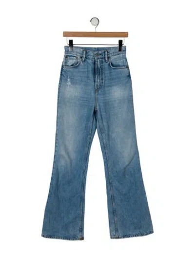 Pre-owned Acne Studios High-rise Wide Leg Jeans In Blue
