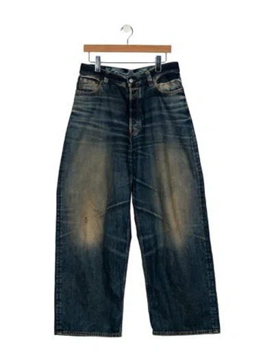 Pre-owned Acne Studios High-rise Wide Leg Jeans In Blue