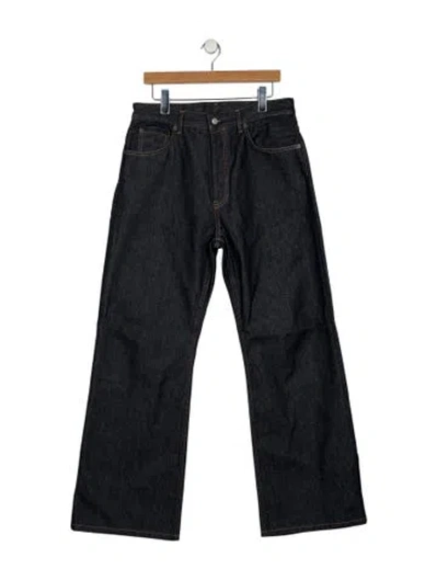 Pre-owned Acne Studios High-rise Wide Leg Jeans In Blue