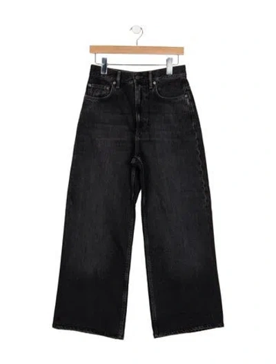 Pre-owned Acne Studios High-rise Wide Leg Jeans In Blue