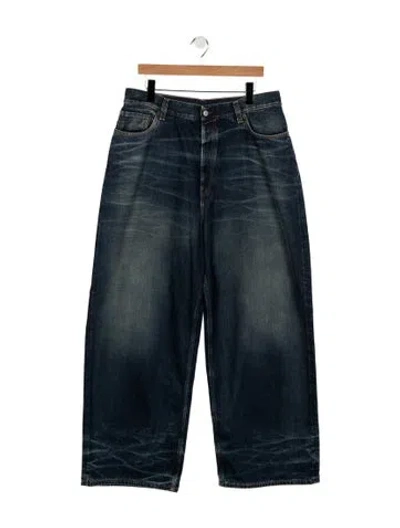 Pre-owned Acne Studios High-rise Wide Leg Jeans In Blue
