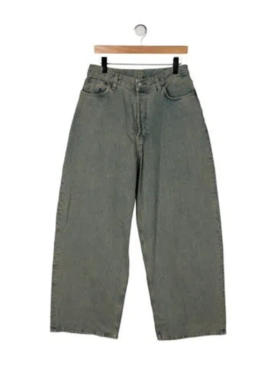 Pre-owned Acne Studios High-rise Wide Leg Jeans In Blue