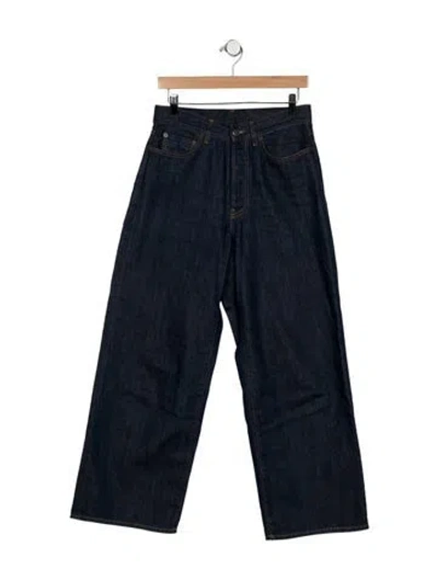 Pre-owned Acne Studios High-rise Wide Leg Jeans In Blue