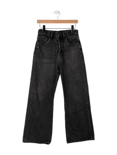 Pre-owned Acne Studios High-rise Wide Leg Jeans In Blue