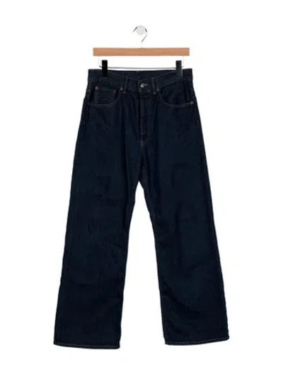 Pre-owned Acne Studios High-rise Wide Leg Jeans In Blue