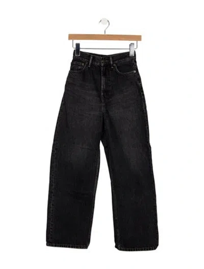 Pre-owned Acne Studios High-rise Wide Leg Jeans In Blue
