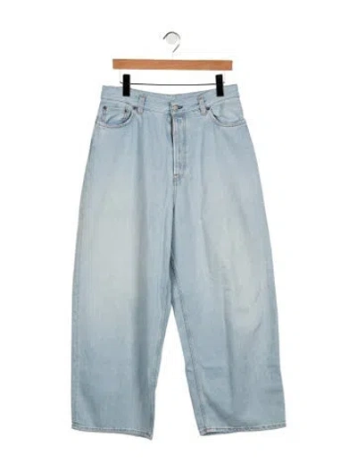 Pre-owned Acne Studios High-rise Wide Leg Jeans In Blue