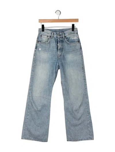 Pre-owned Acne Studios High-rise Wide Leg Jeans In Blue