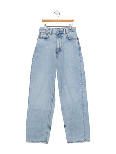 Pre-owned Acne Studios High-rise Wide Leg Jeans In Blue