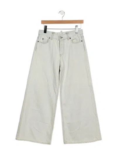 Pre-owned Acne Studios High-rise Wide Leg Jeans In Blue
