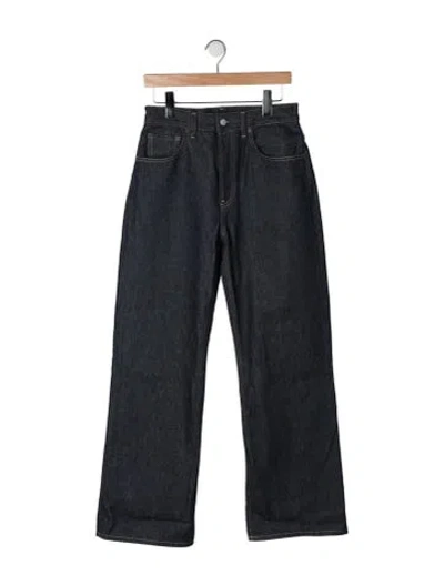 Pre-owned Acne Studios High-rise Wide Leg Jeans In Blue