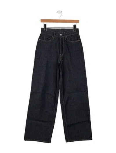 Pre-owned Acne Studios High-rise Wide Leg Jeans In Blue