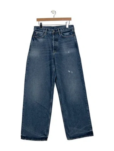 Pre-owned Acne Studios High-rise Wide Leg Jeans In Blue