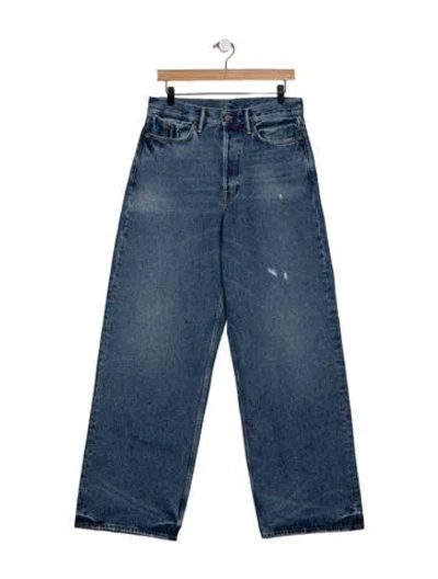 Pre-owned Acne Studios High-rise Wide Leg Jeans In Blue