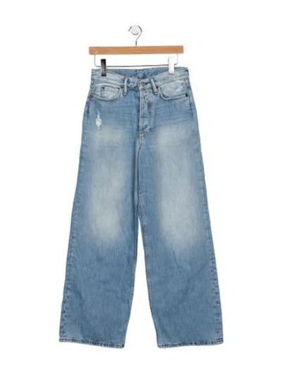 Pre-owned Acne Studios High-rise Wide Leg Jeans In Blue