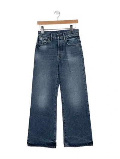 Pre-owned Acne Studios High-rise Wide Leg Jeans In Blue