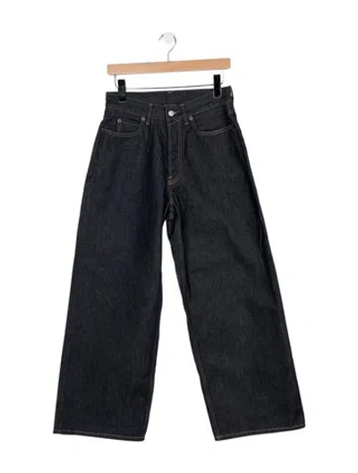 Pre-owned Acne Studios High-rise Wide Leg Jeans In Blue