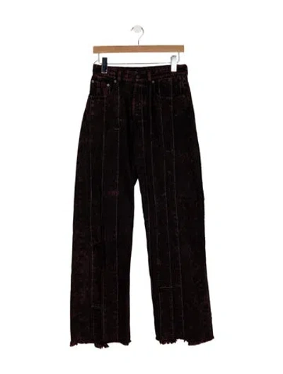Pre-owned Acne Studios High-rise Wide Leg Jeans In Brown
