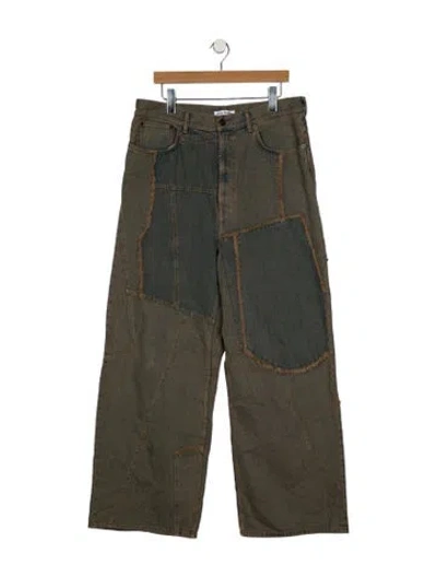 Pre-owned Acne Studios High-rise Wide Leg Jeans In Gray