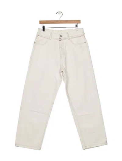Pre-owned Acne Studios High-rise Wide Leg Jeans In Neutrals