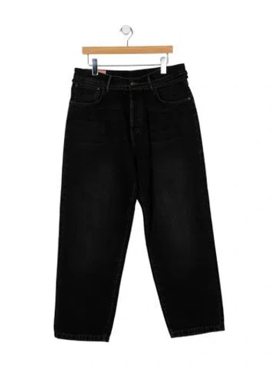 Pre-owned Acne Studios High-rise Wide Leg Jeans W/ Tags In Black