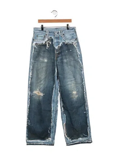 Pre-owned Acne Studios High-rise Wide Leg Jeans W/ Tags In Blue