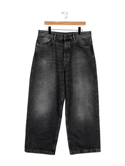 Pre-owned Acne Studios High-rise Wide Leg Jeans W/ Tags In Gray