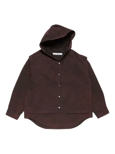 ACNE STUDIOS HOODED ORGANIC COTTON JACKET