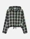 Acne Studios Hooded Overshirt In Black