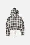 Acne Studios Hooded Overshirt In Multi