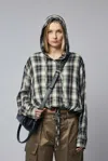 Acne Studios Hooded Overshirt In Multi