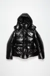 Acne Studios Belted Puffer Jacket In Black