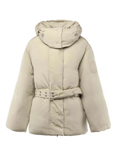 Acne Studios Hooded Puffer Jacket In Red