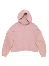 Acne Studios Hooded Sweater In Pink