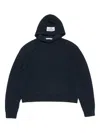 Acne Studios Hooded Sweater In Blue