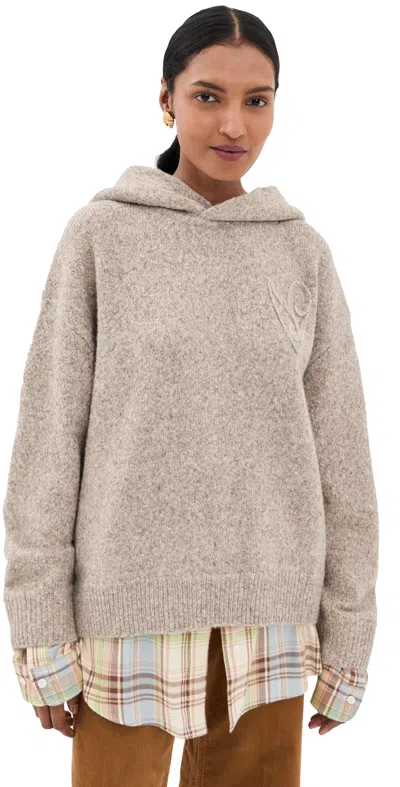 Acne Studios Hooded Sweater Medium Beige
